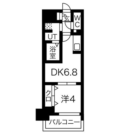 久屋大通駅 徒歩5分 7階の物件間取画像